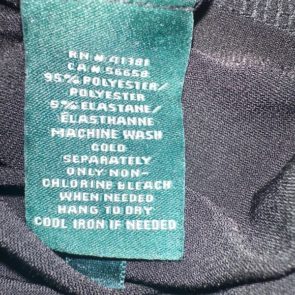 Ralph Lauren Women's Dress Black White Abstract Sleeveless‎ Stretch Fit  12 - Picture 4 of 8